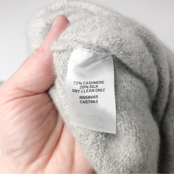 Something Navy Cashmere Silk Straight Leg Lounge Pants Heather Gray - Picture 6 of 9